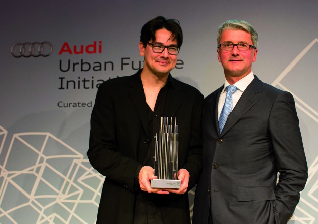 Audi Urban Future Award 2012/Der Audi Urban Future Award 2012 geht an das amerikanische Architekturbuero Hoeweler + Yoon Architecture fuer seinen Konzeptvorschlag einer modernen Urbanisierung in der Metropol-Region Boston/Washington.