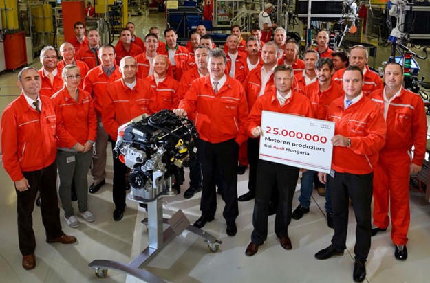 25 Millionen Motoren bei Audi Hungaria