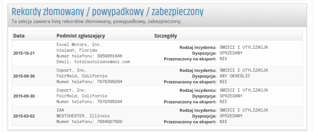 autobaza.pl - złomowany